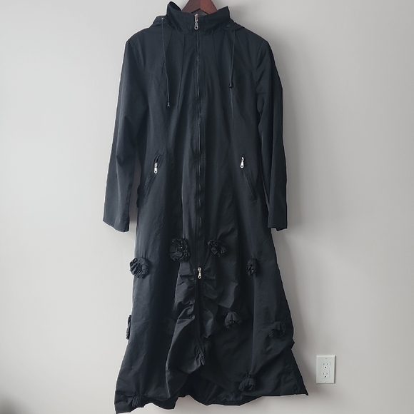 Jackets & Blazers - Dark Romantic Style Full Length Raincoat 🐈‍⬛️👑